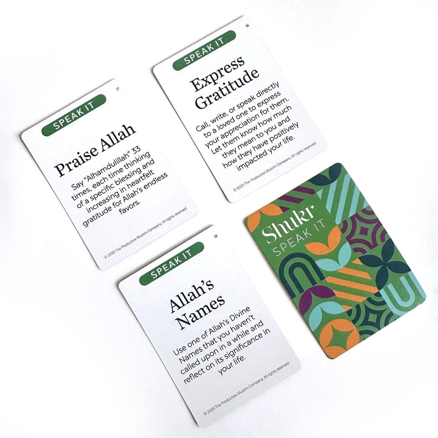 Shukr (Gratitude) Cards