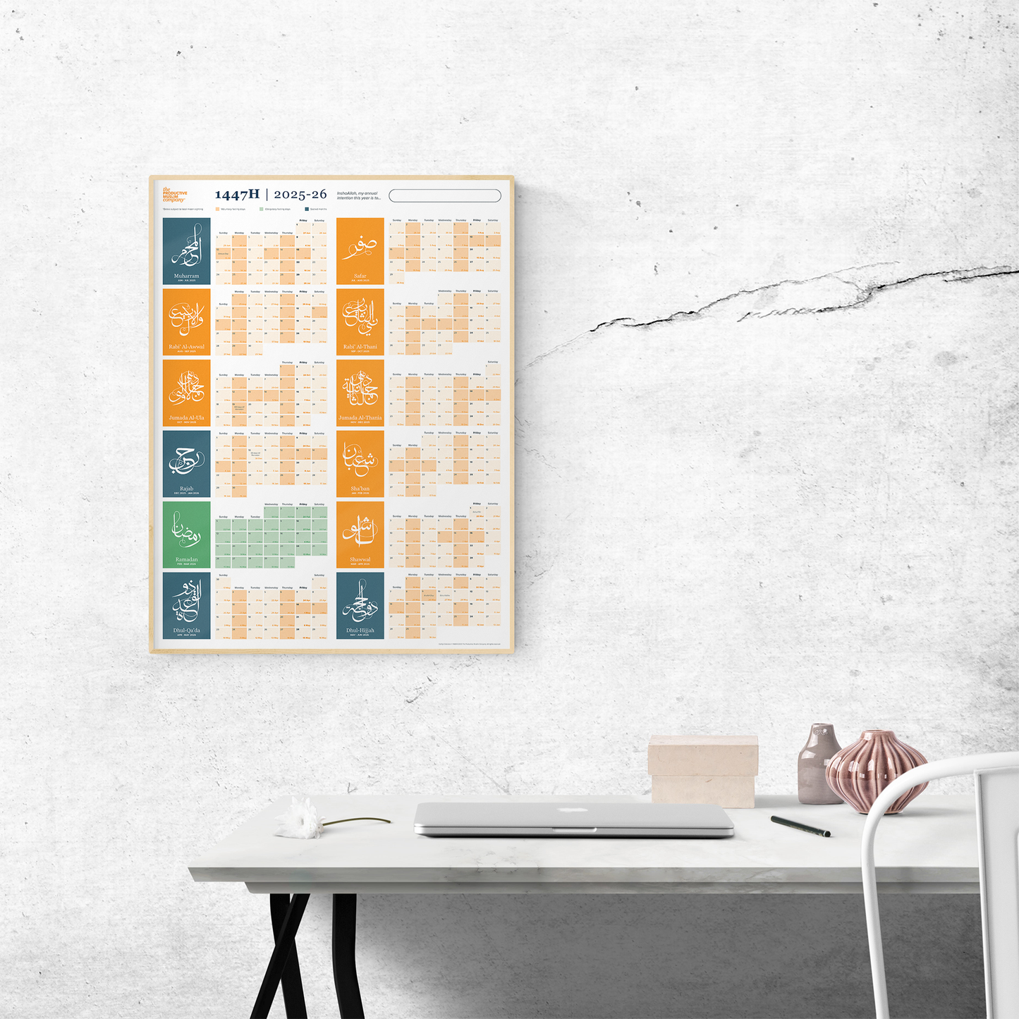 #GoHijri Calendar 1447H/2025-26