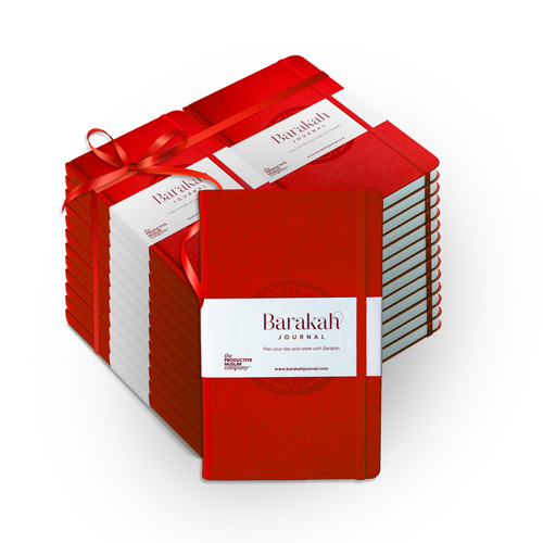 Red Barakah Journals Case ( 20 Red Journals + FREE WORLDWIDE SHIPPING!)